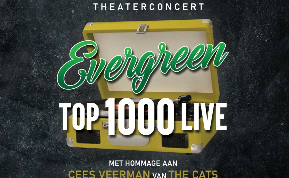 Kik Evergreen Top 1000 Live Met Hommage Aan Cees Veerman Van The Cats Artwork René Schilder Liggend